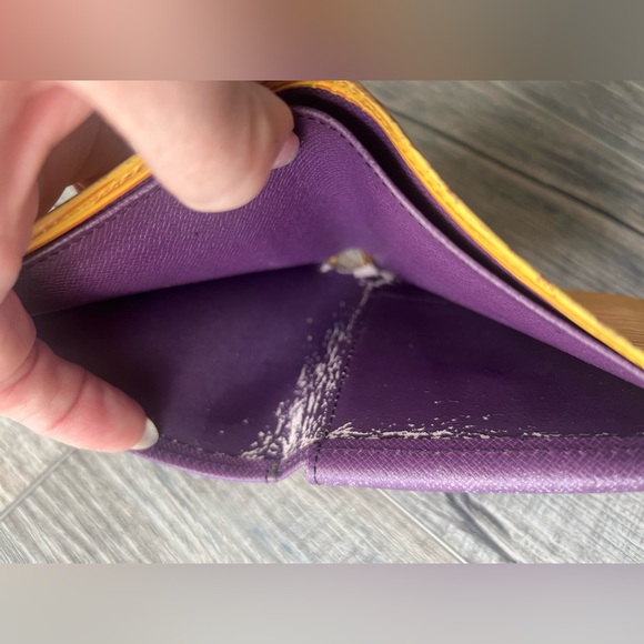 Louis Vuitton Portobier Marco Epi Leather Mens Wallet - Picture 11 of 12